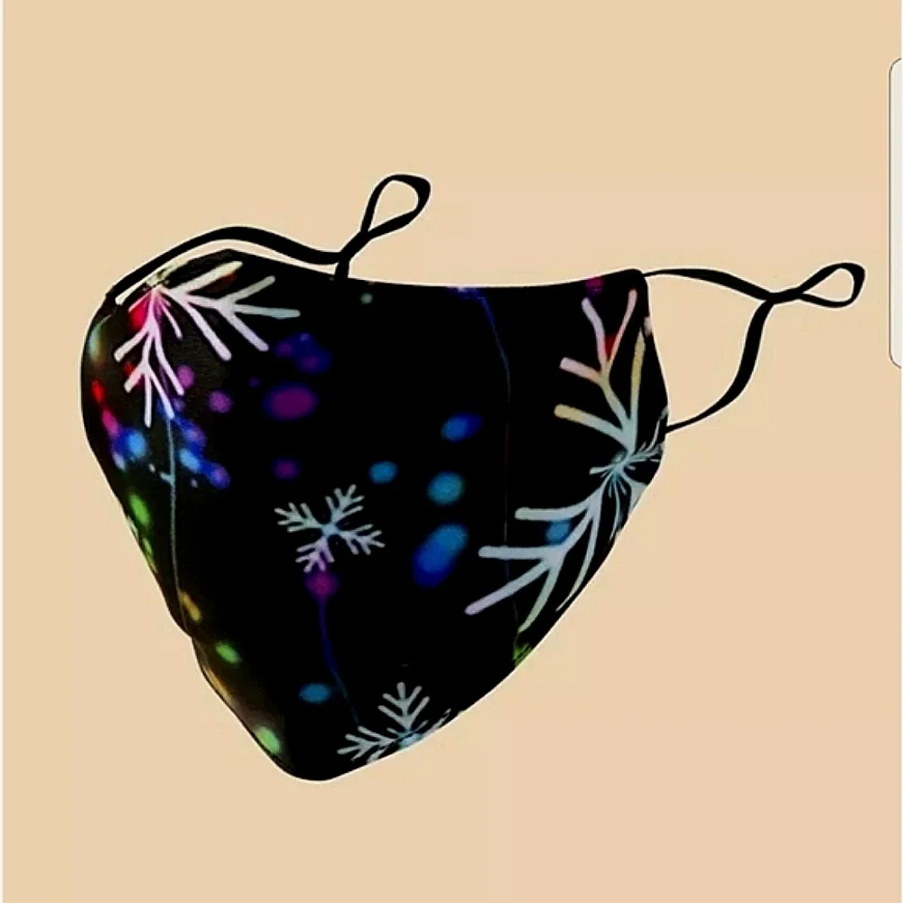 💖Nice Colorful Snowflake Mask
